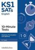 The KS1 SATs Grammar, Punctuation and Spelling 10-Minute Tests Book