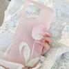 Beautiful and Suitable for Apple 16 Mobile Phone Case 17promax Gentle Powder Tulip Iphone1513 Silicone 11