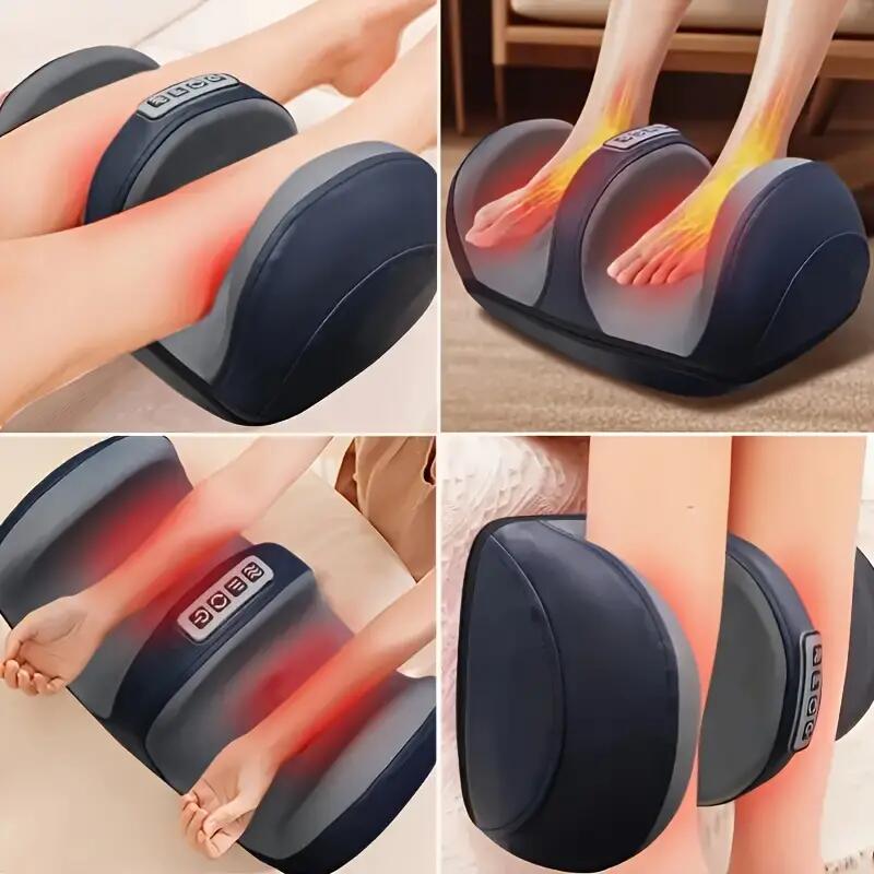 Foot and Leg Shiatsu Massage Machine - 110V-130V US Plug, Deep Massage, Heat Function, Fragrance-free, Perfect Gift, Christmas G