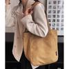 [Xpass] tote bag canvas a4 canvas tote canvas ladies men's Plain color With zipper With inside pocket bg102bro