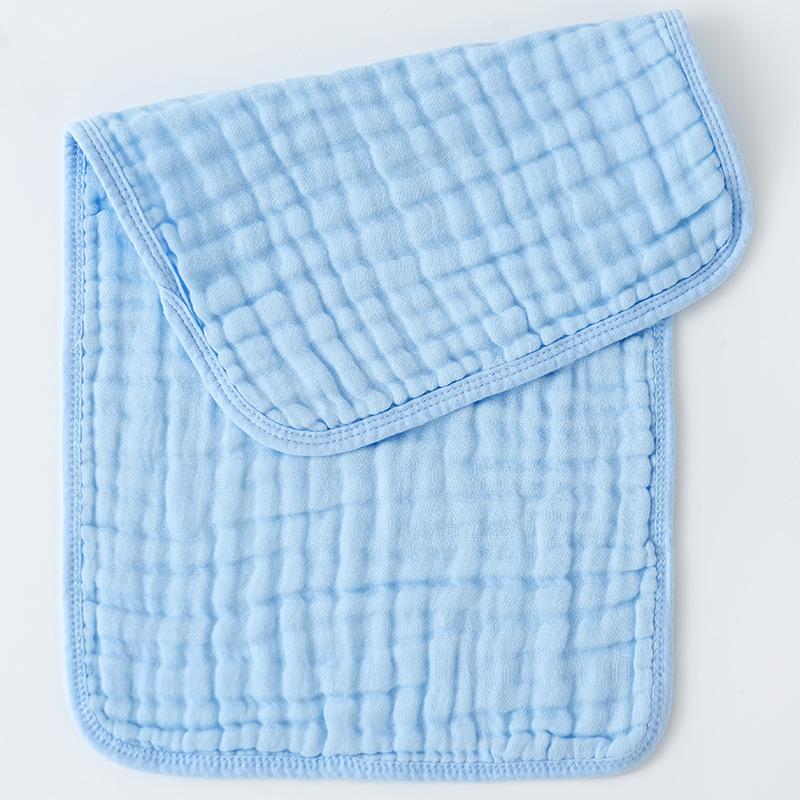 

Six-Layer Cotton Baby Towel & Bib: Newborn Face Wash & Anti-Spit Soft Burp Cloth 25x50cm