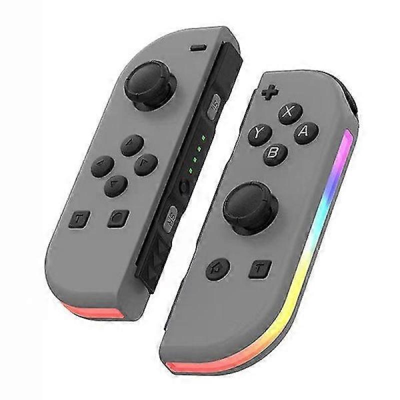 Wireless controller compatible with Nintendo Switch, OLED, Lite Gamepad Joystick (L.R) Replacement with RGB light.