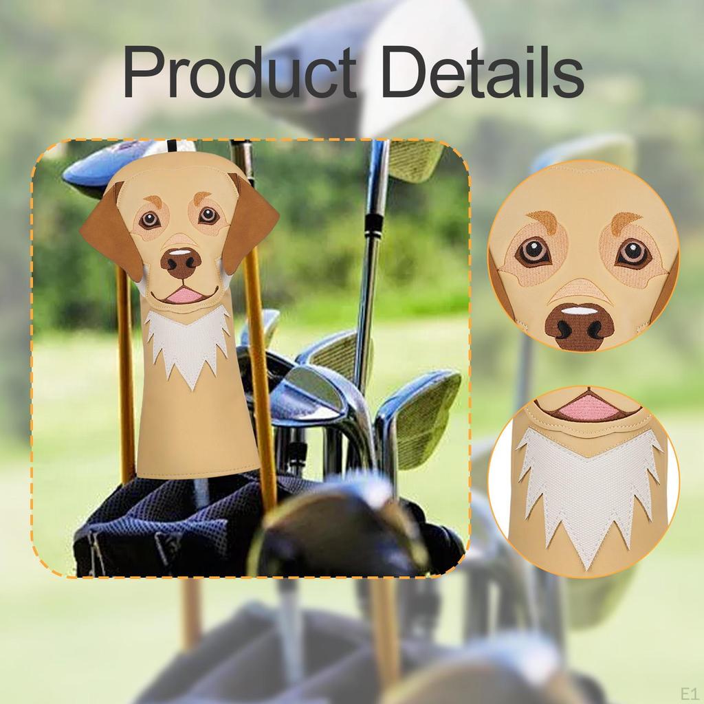 Dog Shaped Golf Club Head Cover for Wood Practical Headcover