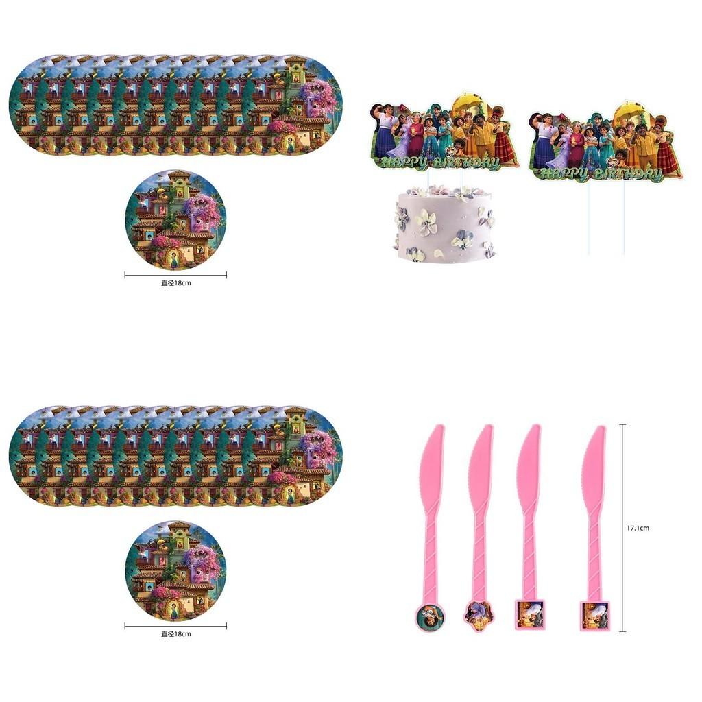 Complete Encanto Birthday Party Supplies Set For Unisex Parties With Latex And Paper Materials