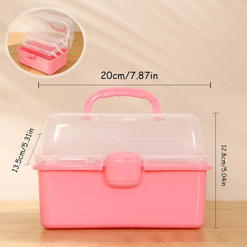 Childrens Hair Accessories Storage Box Head Rope Hairpin Card Pen Sundries Stationery Box Cute Girl Jewelry Box Spiegel Miror