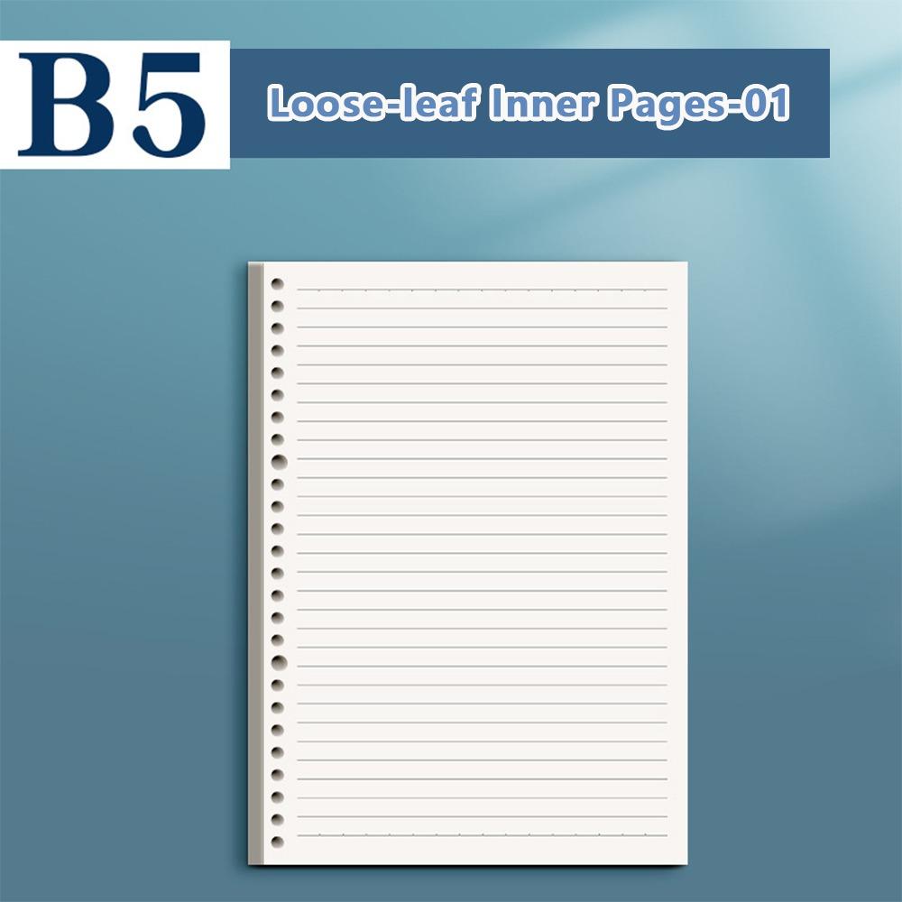 Detachable Binder Notepad Three Styles Inner Pages Writing Memo Pad Diary Book School Office