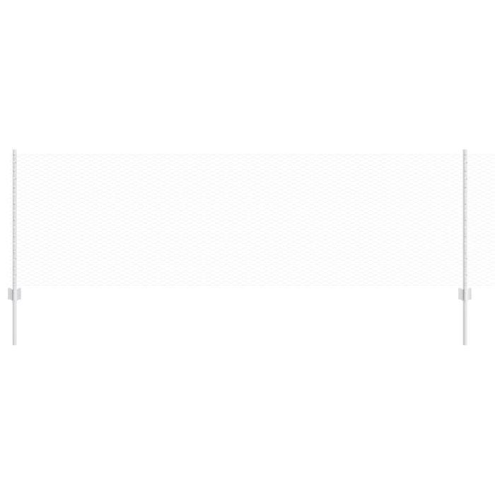 VidaXL Poteaux de Clôture 11 pcs U-Channel 80 cm Acier Galvanisé 3336995