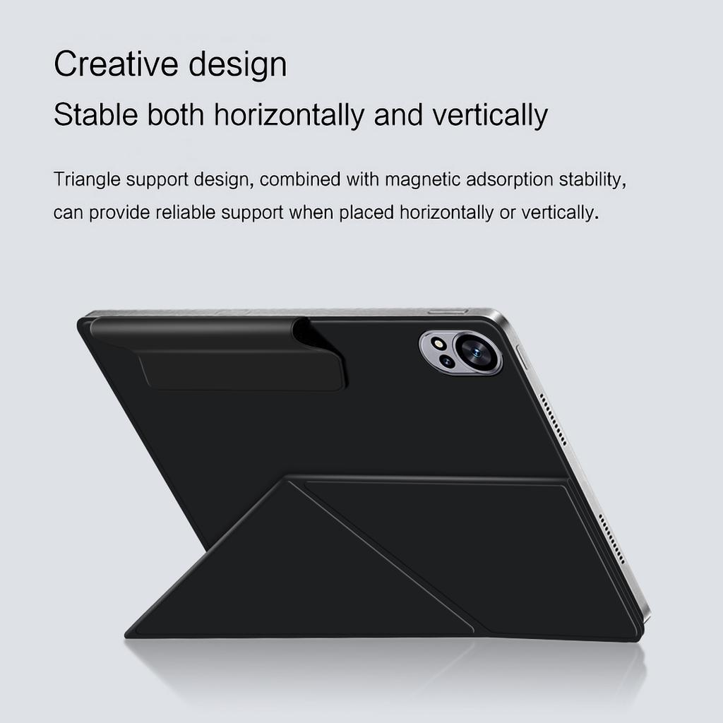 Pro Huawei MatePad Air (2024) Kožené pouzdro Origami stojánek Magnetický kryt na tablet Automatické probuzení/usnutí