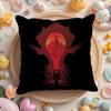 Warcrafts Of World W-Wow Game Cushion Cover Summer Coolness Linen Fabric Double-Sided Printing Pillow Case Sofa Home Decor Gift