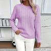 Womens Sweaters Long Sleeve Fall Soft Lightweight Knit Loose Sweater Tops