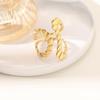 18K Non-fading European and American Irregular Hollow Ring - Versatile Fashion Hand Jewelry Design