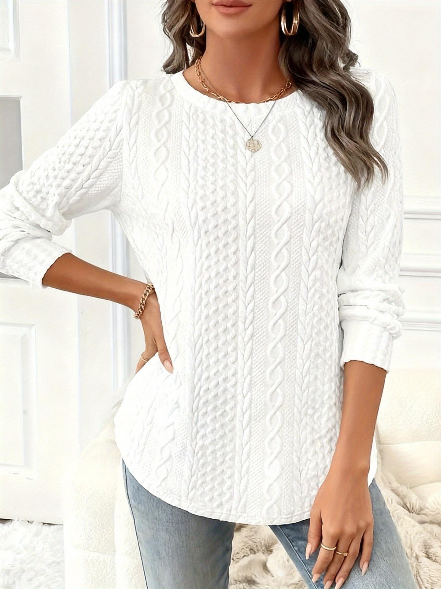 2025 Plus Size Women s Solid Textured Drop Shoulder Hoodie 4XL