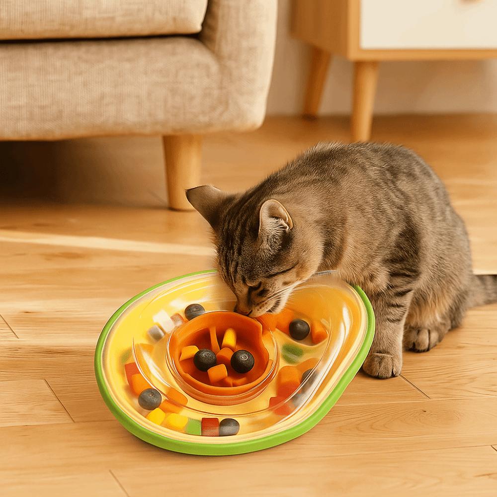 Wear-resistant Avocado Dog Slow Feeder Spill Proof Dog Training Toy Relieve Boredom