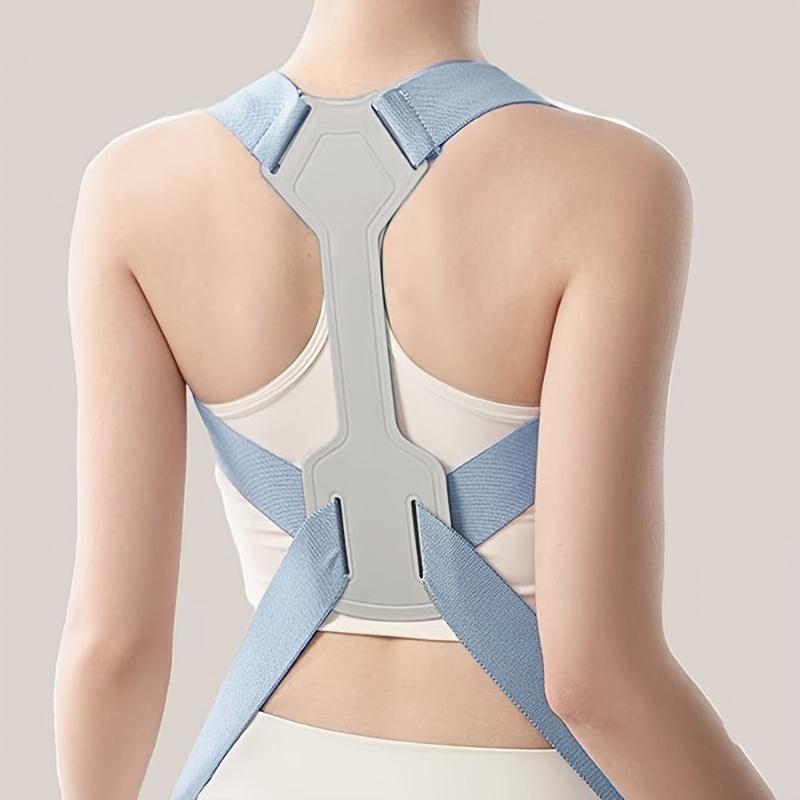 1pc Posture Invisible Adjustable Keel Back & Shoulder Alignment Strap, Breathable Mesh Ergonomic Daily Wear Posture Trainer
