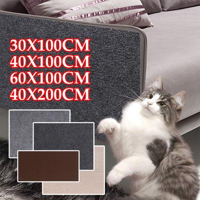 Sofa odporna na drapanie przez kota Mata do drapania dla kota DIY Drapak dla kota Ochrona sofy Samoprzylepny dywan Koc dla kota Zabawki dla kota