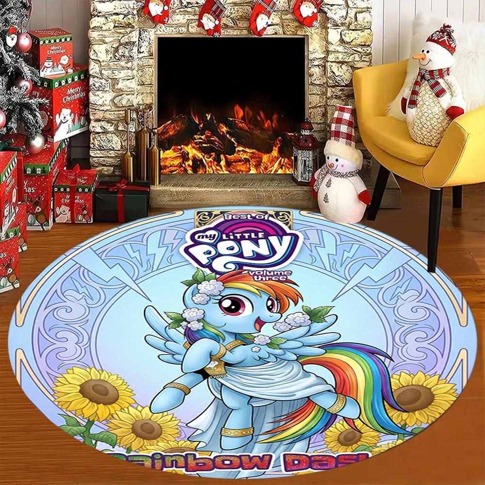 Little Pony Area Rug Suitable For Bedrooms Outdoor Playrooms Game Room Antislip Carpet Decorate Offices Spiritual Gift