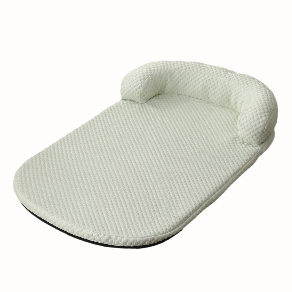 

Breathable Spring Summer Cooling Large Dog Bed Ati-slip Cat Bed with Pillow Ice Silk Fabric Dog Bed for Small Dog Cushion Pet XXS-45x30cm зелений