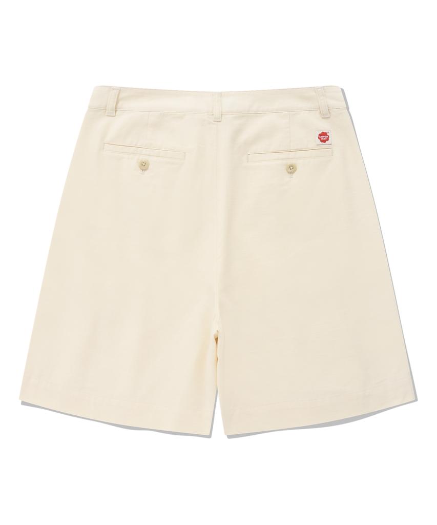COVERNAT WOMAN Bermuda Shorts Ecru