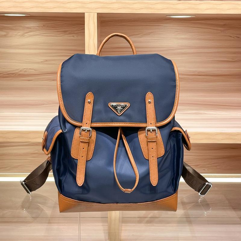 

Fashionable double-shoulder bag - Summer casual large capacity backpack - Office commuting bag синій