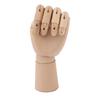 Flexible Wooden Hand Model Moveable Wooden Artists Manikin Hand Figure Hand Model for Sketching Drawing Painting 7116A 0101 Left Hand Small