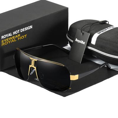 Royal Hot vente lunettes de soleil polarisées UV400 marques de lunettes de soleil de créateur
