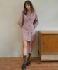 Aueonoseuteljia Louvre Trench Dress_Pink(O25-Ops03)