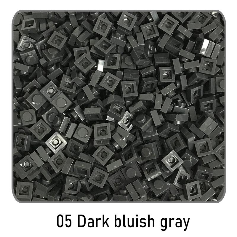 500Pcs Diy Pixel Art Building Blocks Thin Figures Bricks Compatible With 3024 1X1 Square Bricks Bulk Assemble Toys Gift For Chil