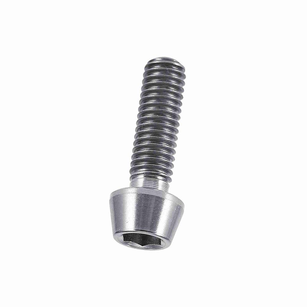 1pc Hexagon Cone Tapered Head Screw M6x16/20mm Hex Socket Screws  for Mountain Bike