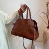 Large capacity feminine bag casual retro crossbody bag high-quality niche premium bag new