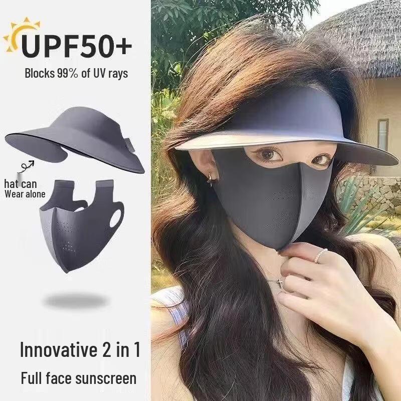 Women s Detachable Full Face Sun Protection Mask