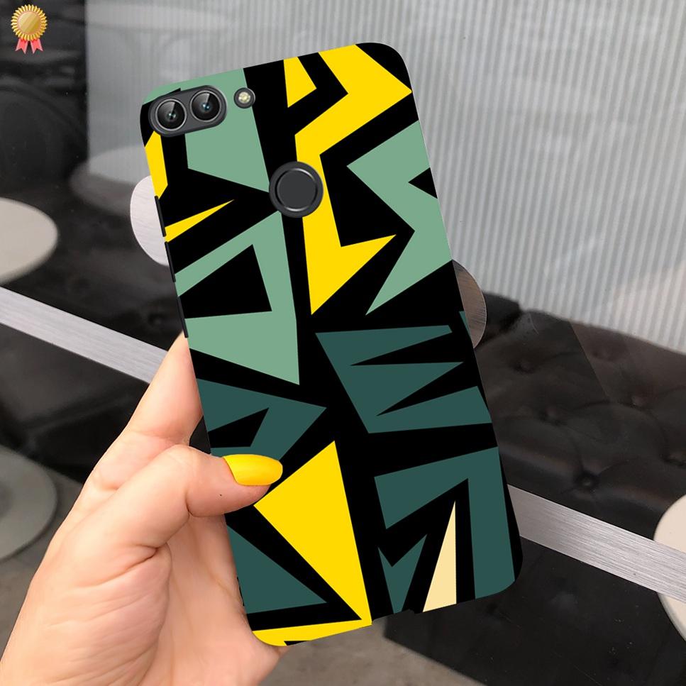 Für Huawei P Smart Hülle Niedliche Blume Schwarz Weiches TPU Silikon Bumper Hülle Für Huawei PSmart P Smart 2017 FIG-LX1 Handyhülle Funda