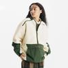 Timberland Outdoor Remix Special Series Color Block Stand Collar Warm Half-Zip Casual Fleece Jacket Unisex Jackets Smoky-White A5URK-V04