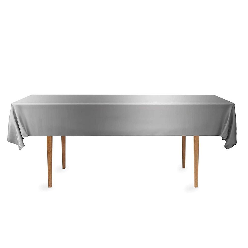 

137x183cm Disposable Solid Color Tablecloth White Black Table Cover Birthday Wedding Party Table Decoration Event Party Supplies