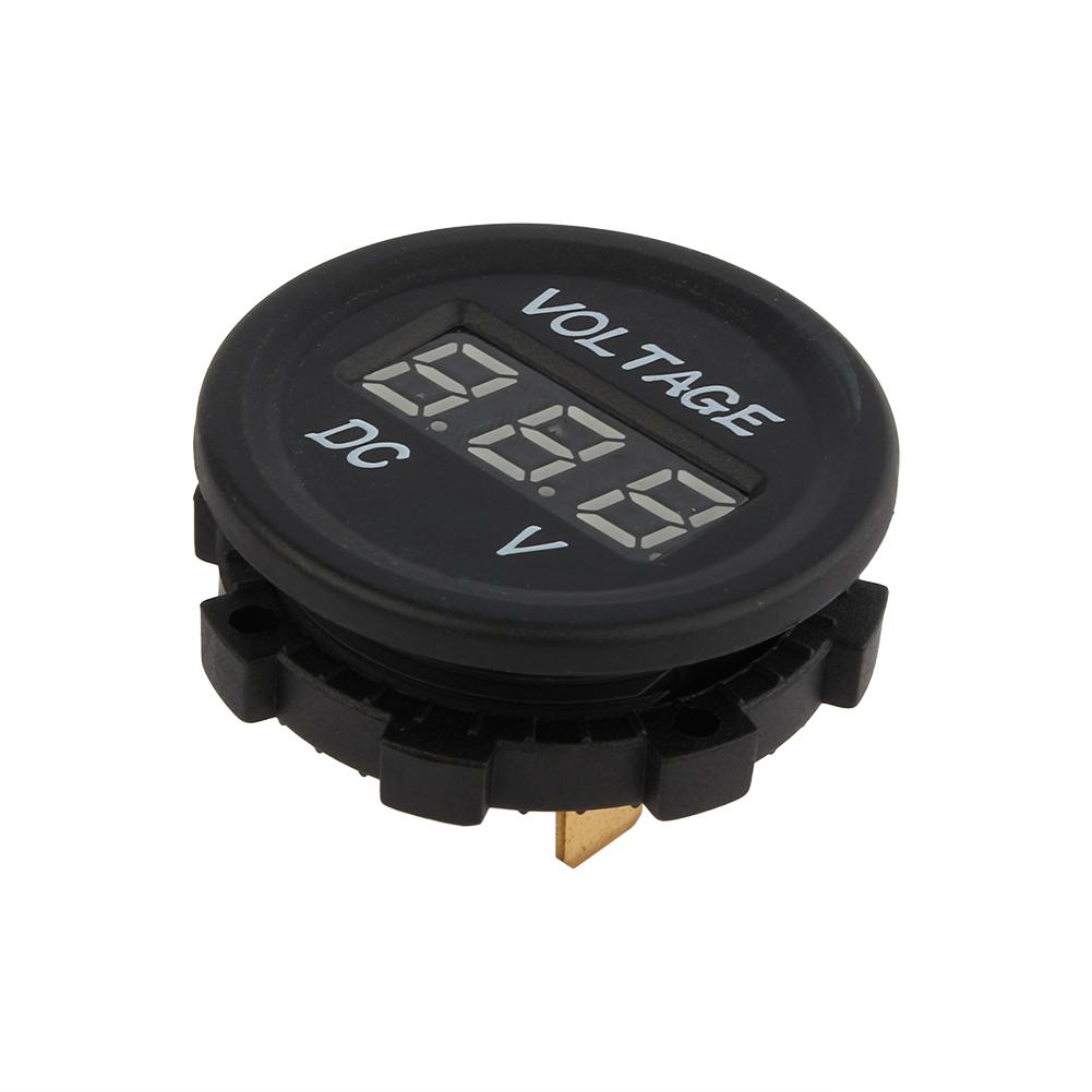 Waterproof Voltmeter Meter with LED Digital Display, 100 Brand New and High Quality,   for Most Vehicles 12V-24V, Compact and Ht Resistant,