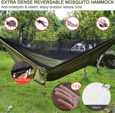 Moskitonetz, Hängematte, Outdoor Park Picknick, Mückensichere Schaukel, Grüne Tragbare Hängematte Kinder