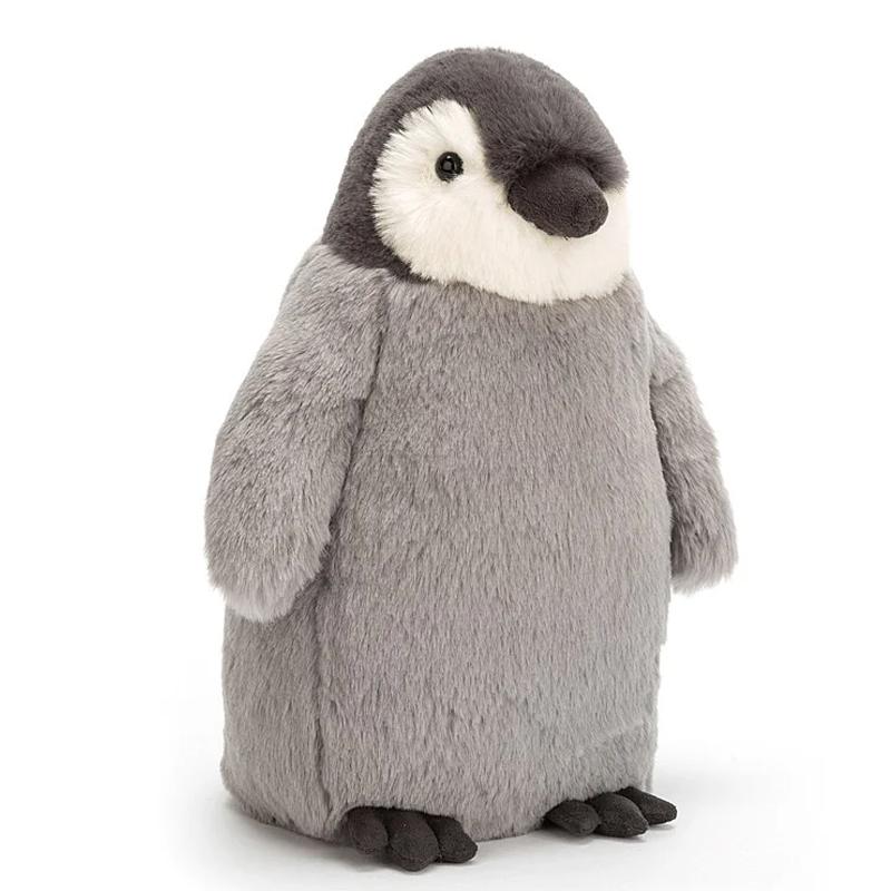 JELLYCAT Arctic and Antarctic Percy Penguin Soothing Grey Doll Plush Doll 16cm High
