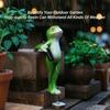 Funny Drinking Frog Statue Planter Hugger Resin Hanging Frog Figurine Small Frog Figurine for Flower Yard Lawn Ornament