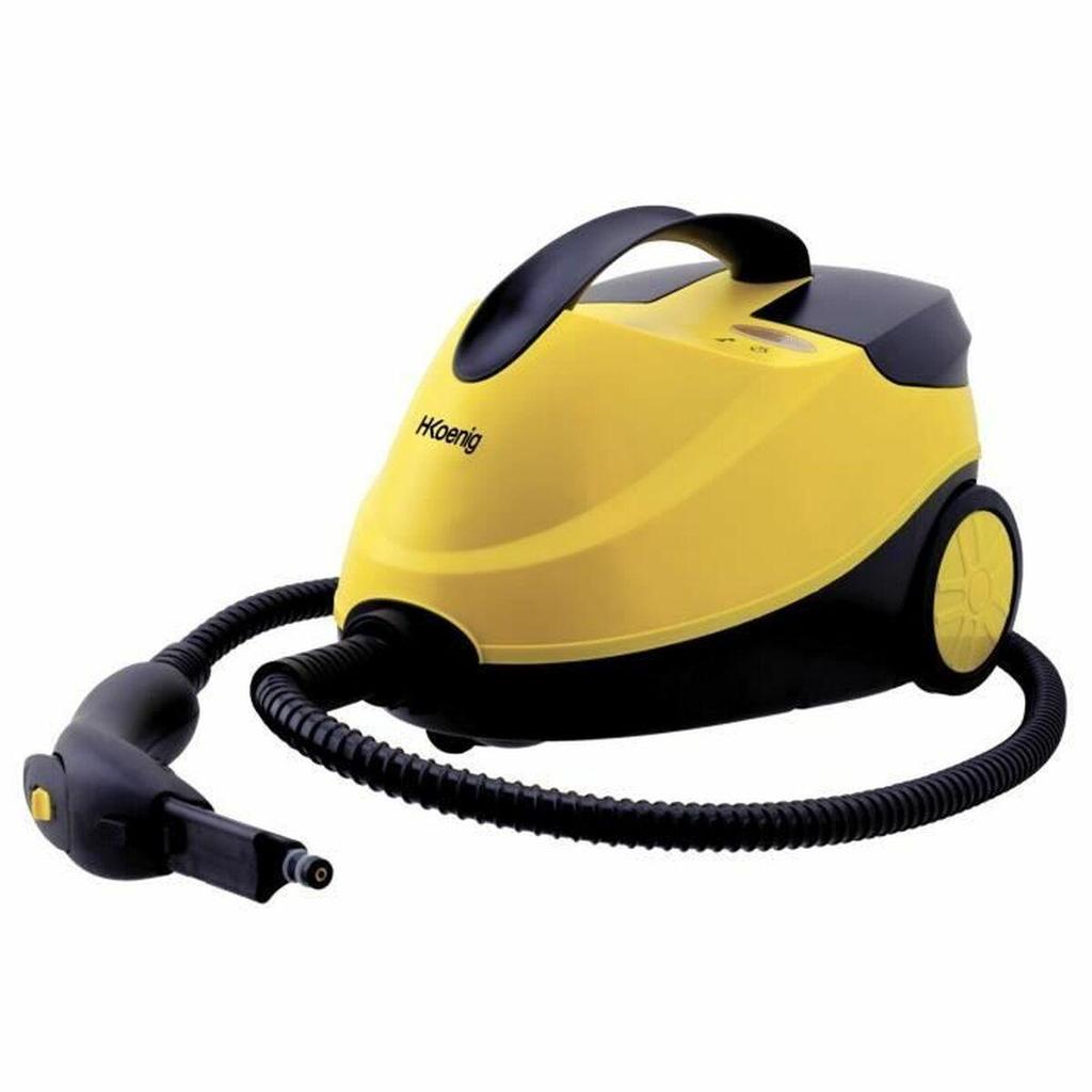 H.Koenig NV6200 Stoomreiniger 2000W 1,5L Geel/Zwart