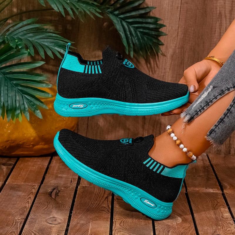 Fashion Ladies Shoes 2025 Fashion Slip-on Women's Vulcanize Shoes New Color Matching Breathable Hot Sale Light Comfortable Casual Shoes
