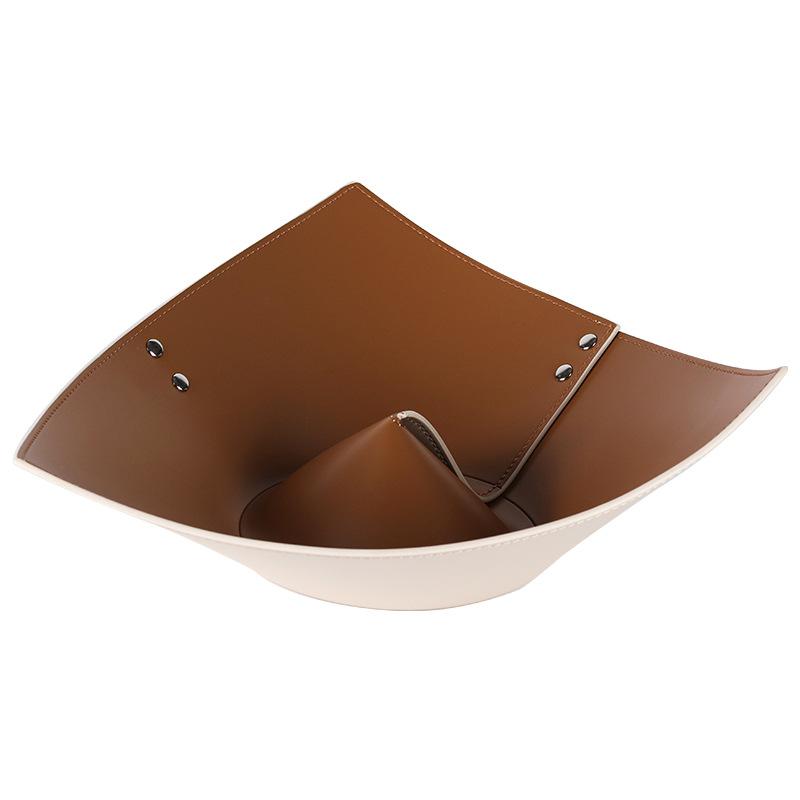 

Легкий роскошный поднос для хранения ювелирных изделий, кожаный журнальный столик, ящик для хранения ключей, прикроватная тумбочка для спальни, украшение для хранения косметики