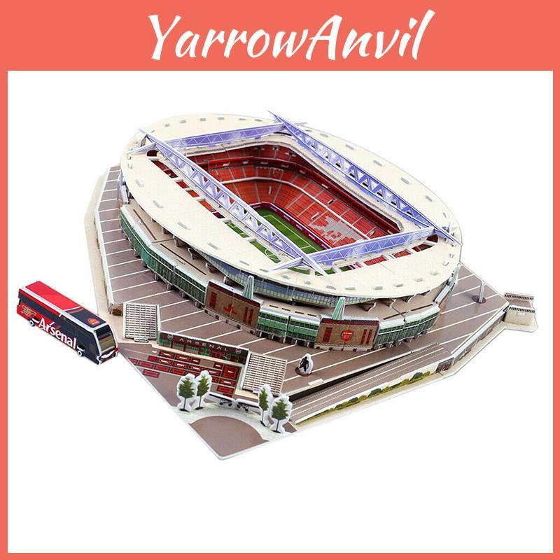 Intricately Detailed 3d Puzzle Of Uk Emirates Football Field Stadium For Kids And Adults