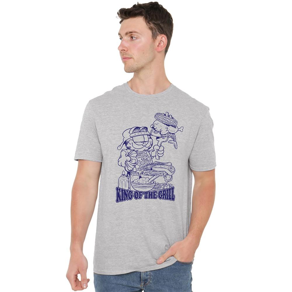 Garfield King Of The Grill T-Shirt S-5XL Athletic Heather XXL