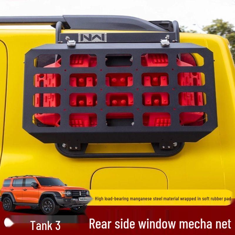 Tank 300 Rear Side Window Hanging Net and Off-road Storage Rack