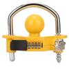 Trailer Coupler Lock Universal Hitch Lock U Shaped Combination Lock for Security