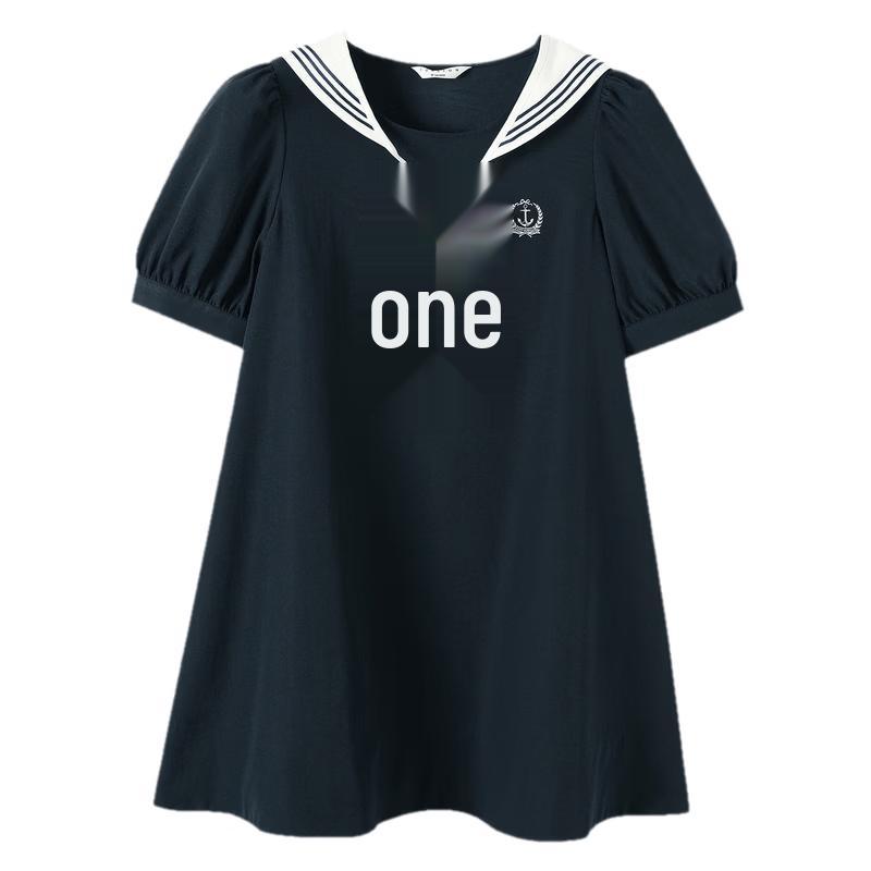 TonLion 2026 Summer Women s Sailor Collar Dress S
