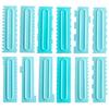 Cake Edge Smoother Comb Cake Decorating Edge Cream Scraper PP Plastic Spatula Baking Tool