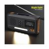 WR-6B Outdoor DAB Radio Speaker Power Bank Solar Powered Hand Crank Emergency Radio