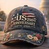 Breathable Cotton Cap For Outdoor Activities 250th Anniversary Of American Independence Lightweight Design