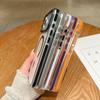 Two-Color Magnetic Acrylic Phone Case for iPhone 17 Pro Max with Large Hole Design
