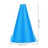 6pcs 18cm Soccer Training Cone Football Barriers Plastic Marker Holder Accessory (Red)